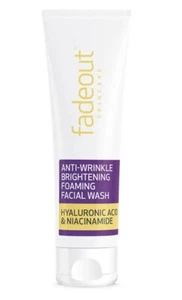 Fade Out Anti-Wrinkle Brightening Foaming Facial Wash with Hyaluronic Acid 100ml - Picture 1 of 3