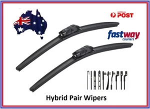 Hybrid Aero Wiper Blades Pair of 24inch (600mm) & 19inch (475mm) - Picture 1 of 1