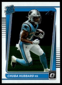 2021 Donruss Optic Blue Chuba Hubbard Carolina Panthers #225 - Picture 1 of 2