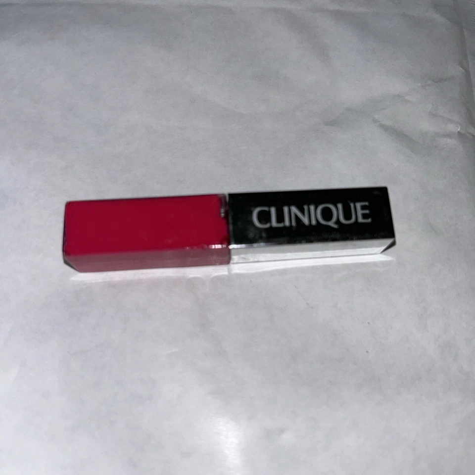 Clinique Pop Lacquer Lip Colour & Primer Lipstick Gloss. 04 Sweetie Pop. New.