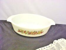 Casserole Vegetable Harvest Fire King 1-1/2 Quart Made In USA by Anchor Hocking