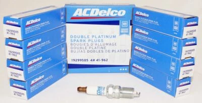 Set of 8 Genuine OEM Spark Plug Platinum ACDelco 41-962 GM 19299585 - Image 1 of 4
