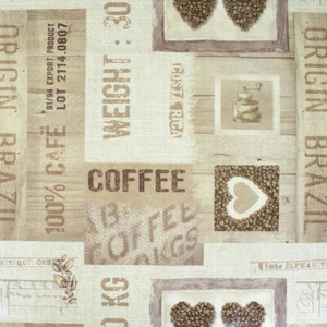 Wachstuch Classic-Line Arabica Tischdecken (Preis= 0,5 M) - Imagen 1 de 3