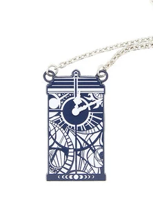 Doctor Who Gallifreyan Clock Tardis Necklace new with tags licensed - Picture 1 of 1