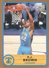 2003-04 Topps Bazooka Basketball Gold Parallel #124 P.J. Brown