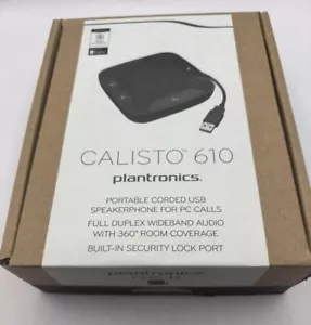 Plantronics Calisto 610-M tragbare schnurgebundene USB-Freisprecheinrichtung für PC-Anrufe Neu im Karton - Bild 1 von 4