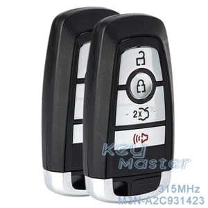 2x for Ford Mustang 2017- 2022 Smart Remote Key Fob M3N-A2C931423 164-R8159 - Picture 1 of 5