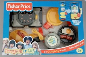 Vintage 2000 Fisher Price #77811 Lets Go Camping NEU & getestet + neue Batterieni - Bild 1 von 19