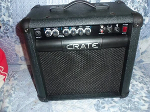 Crate GT15 15Watt 1x8 Solid State Guitar Amplifier 2-channel Equalization Used - Picture 1 of 10