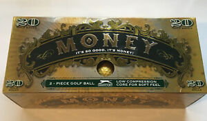 Slazenger Money Low Compression GOLD Golf Balls SET OF 20 ULTRA RARE NEW In Box