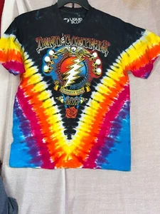 Camiseta grande Dead & Company azul líquido tie dye gira de verano 2017 - Imagen 1 de 5