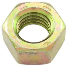 Sechskantmutter 7/16-20 UNF Grade 8 gelb verzinkt - Hex Nut 7/16-20 UNF Grd.8 Yp