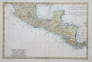 MÉXICO - PARTIDO MERIDIONAL DE L'ANCIEN MEXIQUE DE RIGOBERT BONNE, CIRCA 1780. - Imagen 1 de 1
