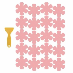 20/40Pcs Flower Safety Treads Non-Slip Applique Stickers Bathtub Mat Bath Strip - Picture 1 of 17