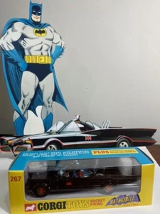 BATMAN BATMOBILE 1966 - 267 CORGI 1:43 (2024 REISSUE) BRAND NEW IN BOX - Picture 1 of 6