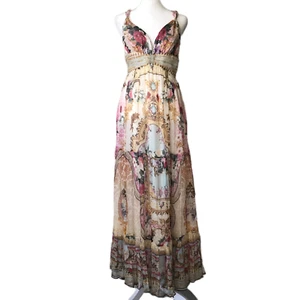 Silk Maxi Dress Size AU0 NWT - Picture 1 of 6