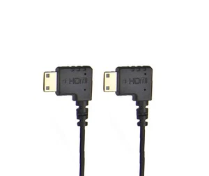 Cable CMR 31 pulgadas 4K mini ángulo recto a mini ángulo recto HDMI macho. HDMI 2.0 - Imagen 1 de 8