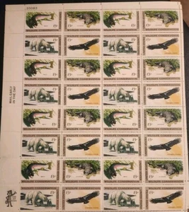 United States Stamps Scott # 1427-1430 Full Sheet 32 8c MNH - Picture 1 of 1