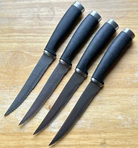 SHARP HAMPTON FORGE Epicure 4.5” Superior Steel Partial Serrated Steak Knives - Picture 1 of 13