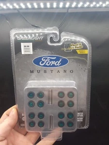 Greenlight Series 5 1:64 Scale "Mustang" Wheel & Tire Packs 16090-C Green Chassi - Picture 1 of 2