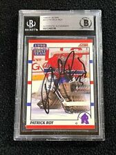 Patrick Roy Signed 1990/91 Score Card #312 Beckett Certified Montreal Canadiens