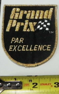 VINTAGE FORMULA 1 GRAND PRIX PAR EXCELLANCE RACING PATCH VERY COOL - Picture 1 of 1