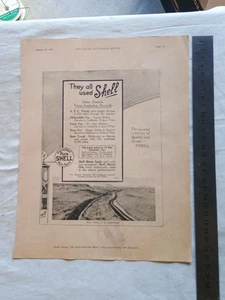 Vintage Shell Petrol & Oil Original Advertisement removed from a Magazine - Picture 1 of 1