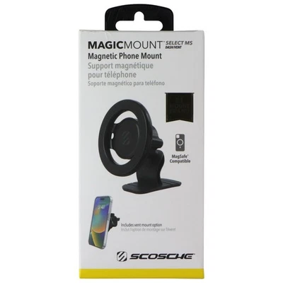 Soporte para tablero/ventilación Scosche MagicMount MagSafe con clip de ventilación - negro Foto 1 de 2