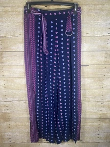 Jessica Simpson Palazzo Printed Wide Leg Flowy Pants sz L - Picture 1 of 9