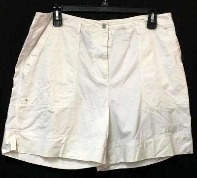 Lauren Ralph Lauren 16W shorts white denim stretch pockets bermuda - Image 1 of 4