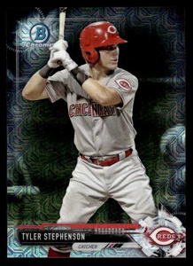 2017 Bowman Chrome #BCP61 Tyler Stephenson Mojo Refractor REDS - Picture 1 of 2