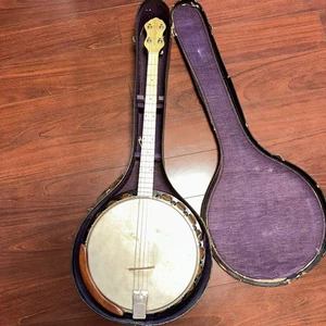 Antique Gretsch Orchestrella Tenor Banjo w/Orig. Case - Picture 1 of 18