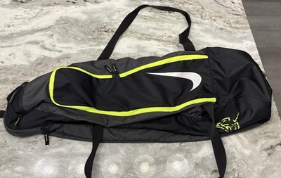 Nike MVP Edge Béisbol Softbol Bate Bolso Negro/Verde Neón Foto 1 de 4