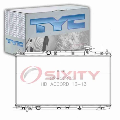 Radiador TYC para Honda Accord 2013-2016 2,4 L 3,5 L L4 V6 enfriador refrigeración gx Foto 1 de 4