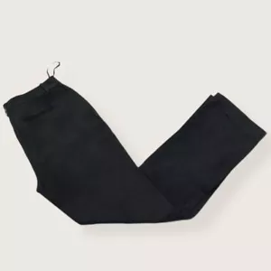 Lauren by Ralph Lauren black cotton trousers 32 x 32 - Picture 1 of 4