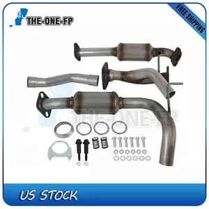 Rear Catalytic Converter Set Fits 2005-2015 Toyota Tacoma 4.0L Stainless Steel - Foto 1 di 8