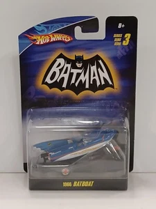 Hot Wheels Batman 1966 TV BATBOAT Series 3 2009 NEW SEALED Package - Picture 1 of 3