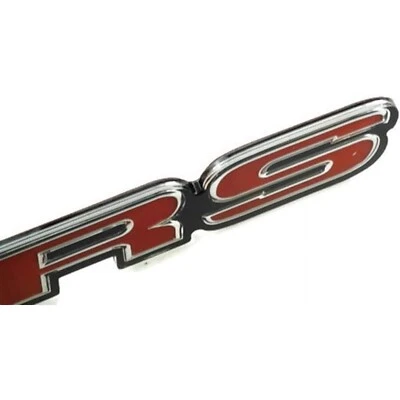 Calcomanía adhesiva emblema insignia cromo/rojo JDM rojo negro RS 3D para Honda Acura Foto 1 de 4