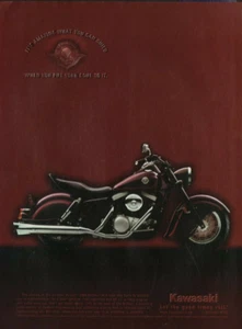 1999 Original Kawasaki Vulcan 1500 Drifter Motorrad Druck Anzeige - Bild 1 von 1