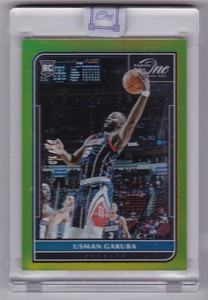 2021-22 Panini One and One Usman Garuba Gold Rookie 09/10 Rockets
