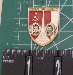 Soviet USSR / CCCP Poland  Interkosmos Soyuz 30 Salyut 6 Space pin badge - Picture 1 of 1