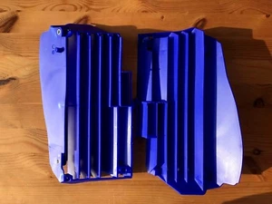 YAMAHA YZF 250  2019-2023 POLISPORT RADIATOR LOUVRES RAD GUARDS   BLUE - Picture 1 of 1