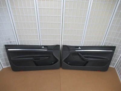 06 07 08 09 Volkswagen GTI Coupe BLACK Left Right Brushed Alloy Door Panel SET - Image 1 of 4