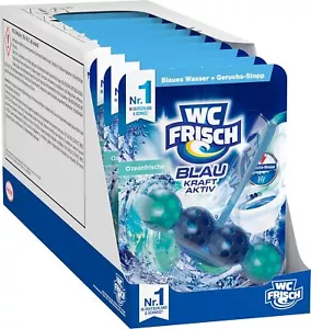 WC FRISCH Kraft Aktiv Blauspüler Ozeanfrische (10er Pack), WC Reiniger, ÖZENSAAT - Bild 1 von 9