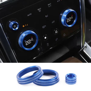 Cubierta de anillo de perno de volumen de aire acondicionado azul para Land Rover Discovery Sport 2020-22 - Imagen 1 de 12