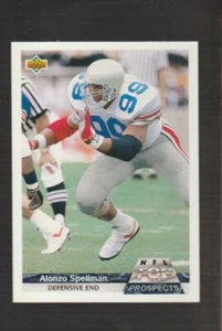 1992 Upper Deck #G19 Alonzo Spellman rookie card, Chicago Bears - Picture 1 of 1