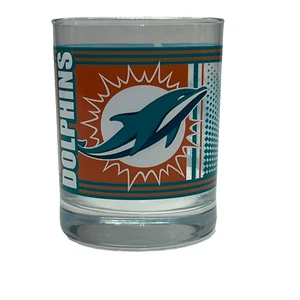 Miami Dolphins Schnapsglas Wein Tasse Cocktail Whiskey on Rocks 13oz NFL Merch - Bild 1 von 5