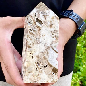 1.49LB Natural beautiful quartz stone Shining star mine pillar heal coalescence - Picture 1 of 12