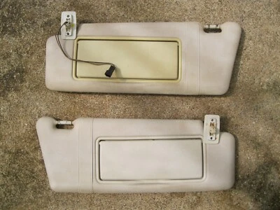 94-00 Mercedes-Benz W202 C Class Left + Right Sunvisor Sun Visor Pair Gray Foto 1 de 4