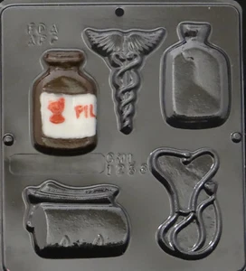 Arzt Medizinisches Sortiment Schokolade Süßigkeiten Form 1256 NEU - Bild 1 von 2